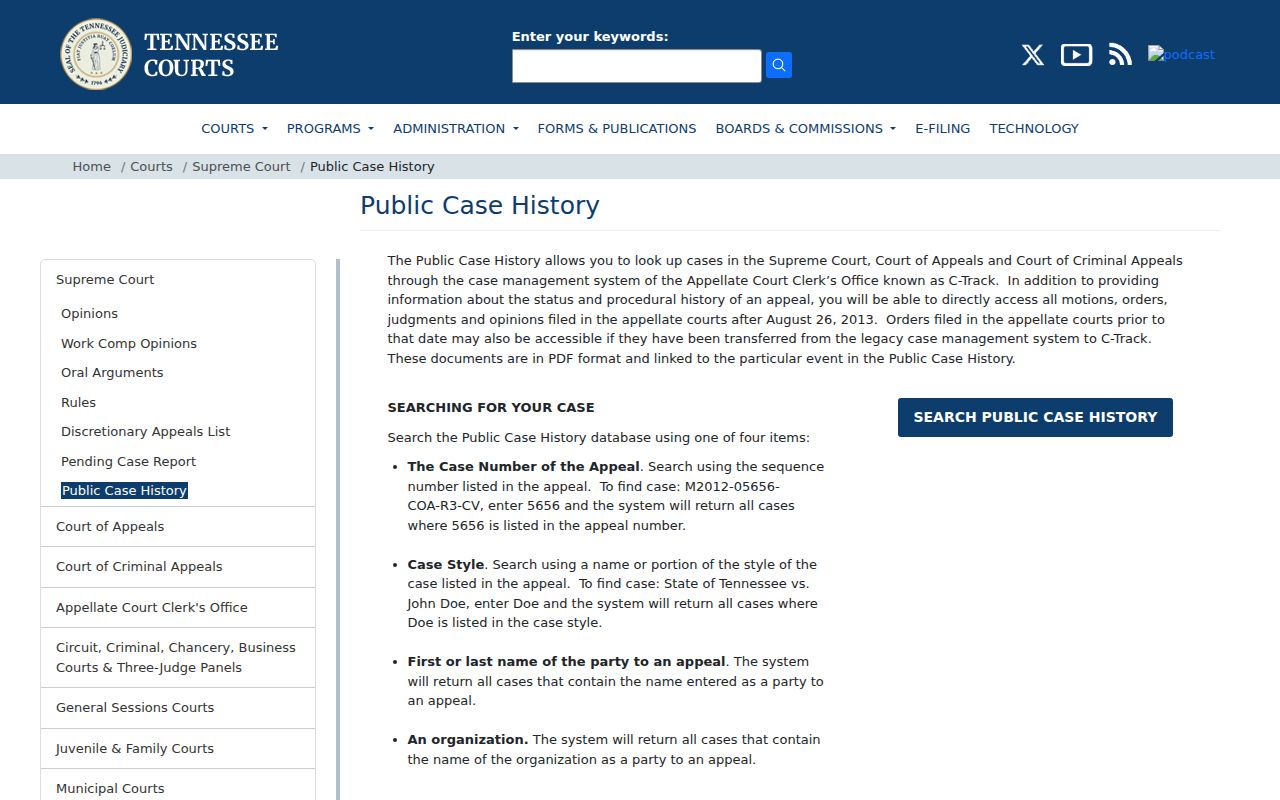 Cheatham County criminal court case appellate search